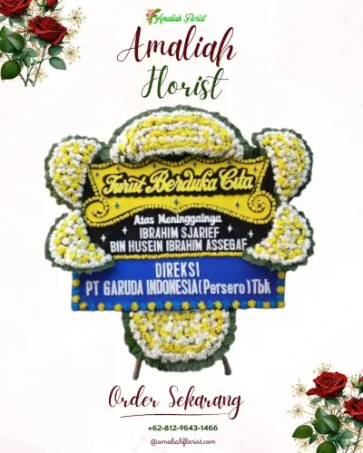 Papan Bunga Duka di Dullah